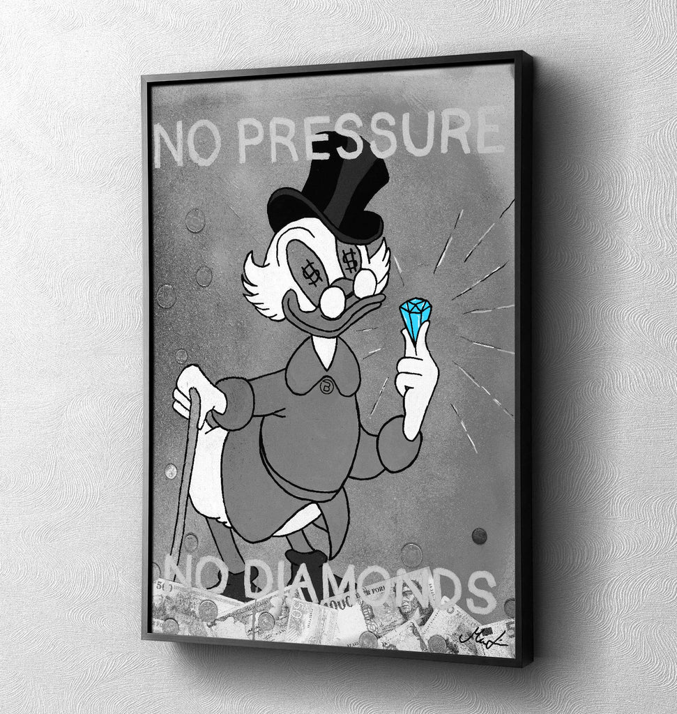 No Pressure, No Diamonds - On Black
